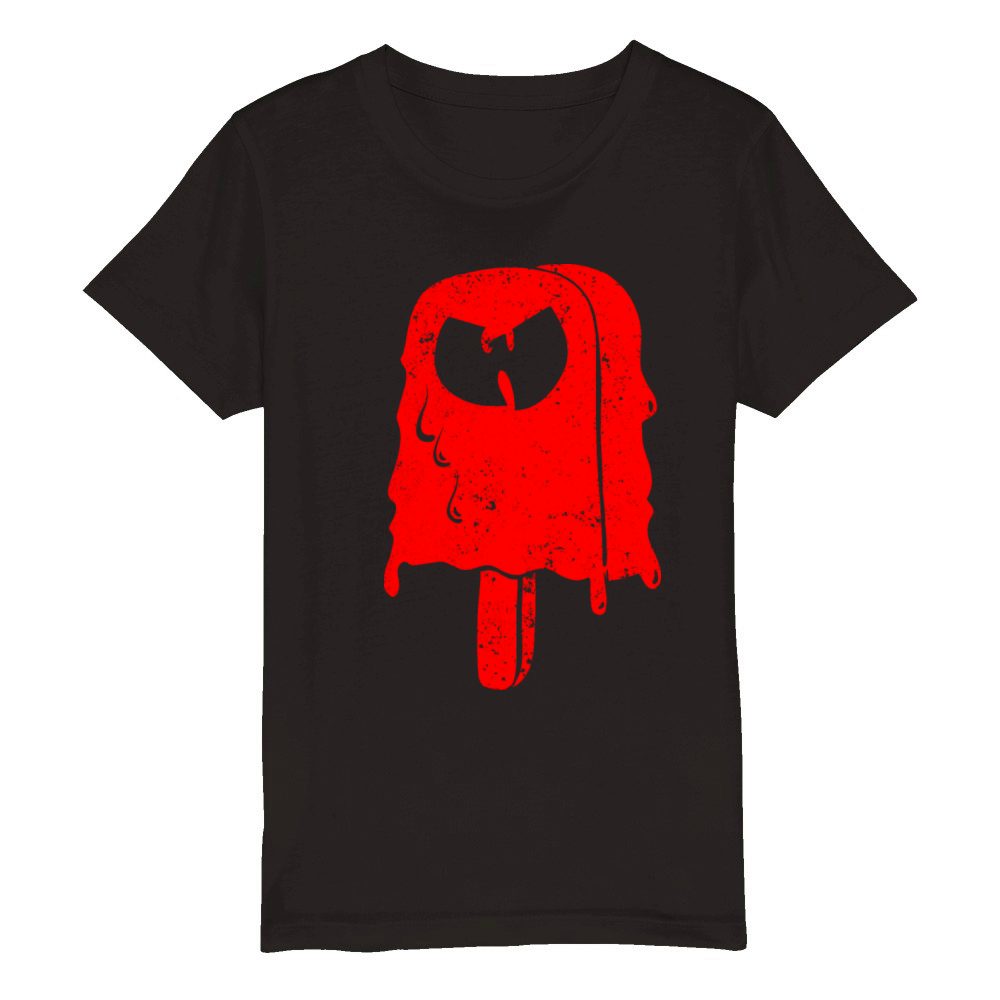 icecream wutang red Organic Kids Crewneck T-shirt