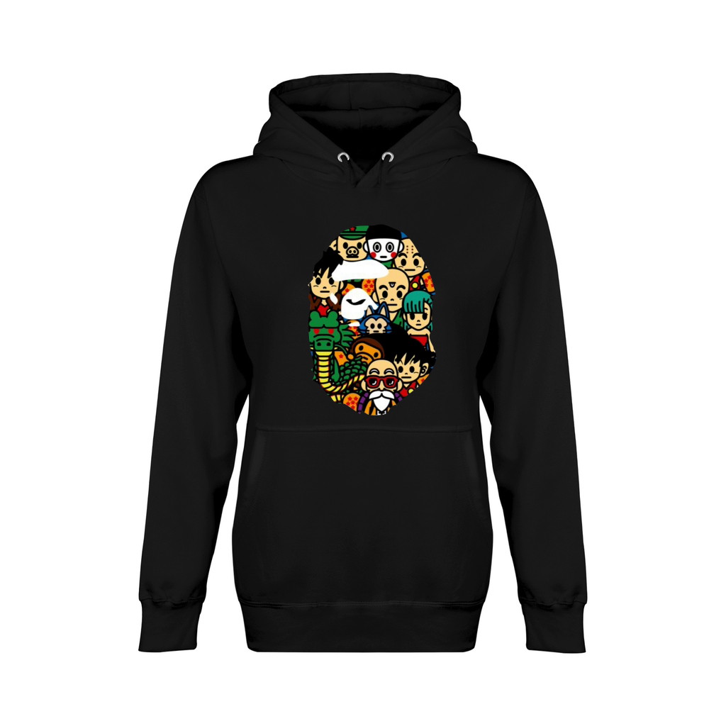 BAPE X Dragon Ball T-Shirt Unisex Premium Pullover Hoodie