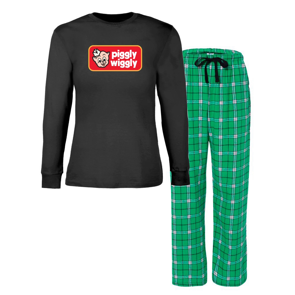 Cool Piggly Wiggly Logo Casual Women's Christmas Pajamas