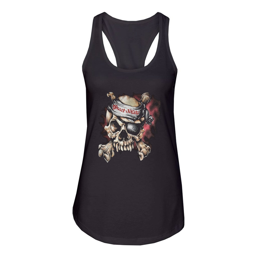 Great White 1 Women's Racerback Tank