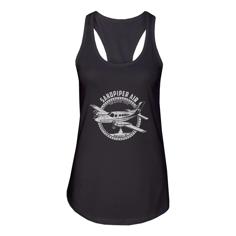 SANDPIPER AIR SHIRT FROM TV SHOW WINGS Women's Racerback Tank