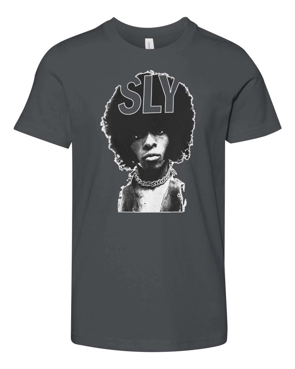 SLy Stone Portrait T-Shirt Youth Unisex Jersey Tee