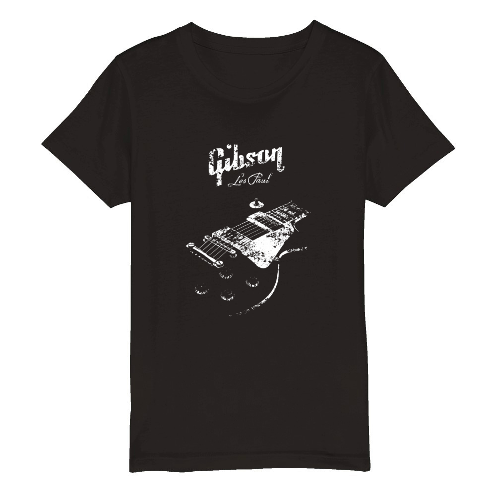 Gibson Les Paul Body Guitar Organic Kids Crewneck T-shirt