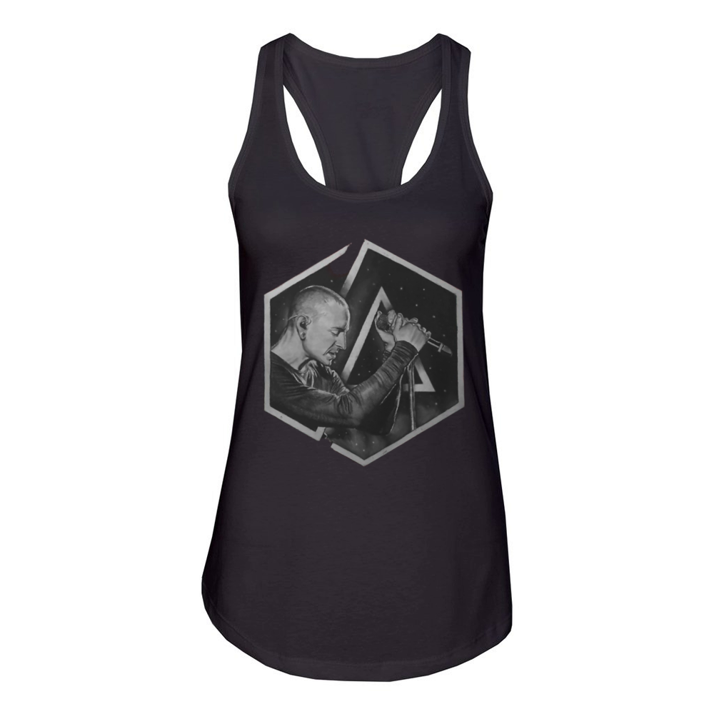 Chester Bennington Tribute Women's Racerback Tank