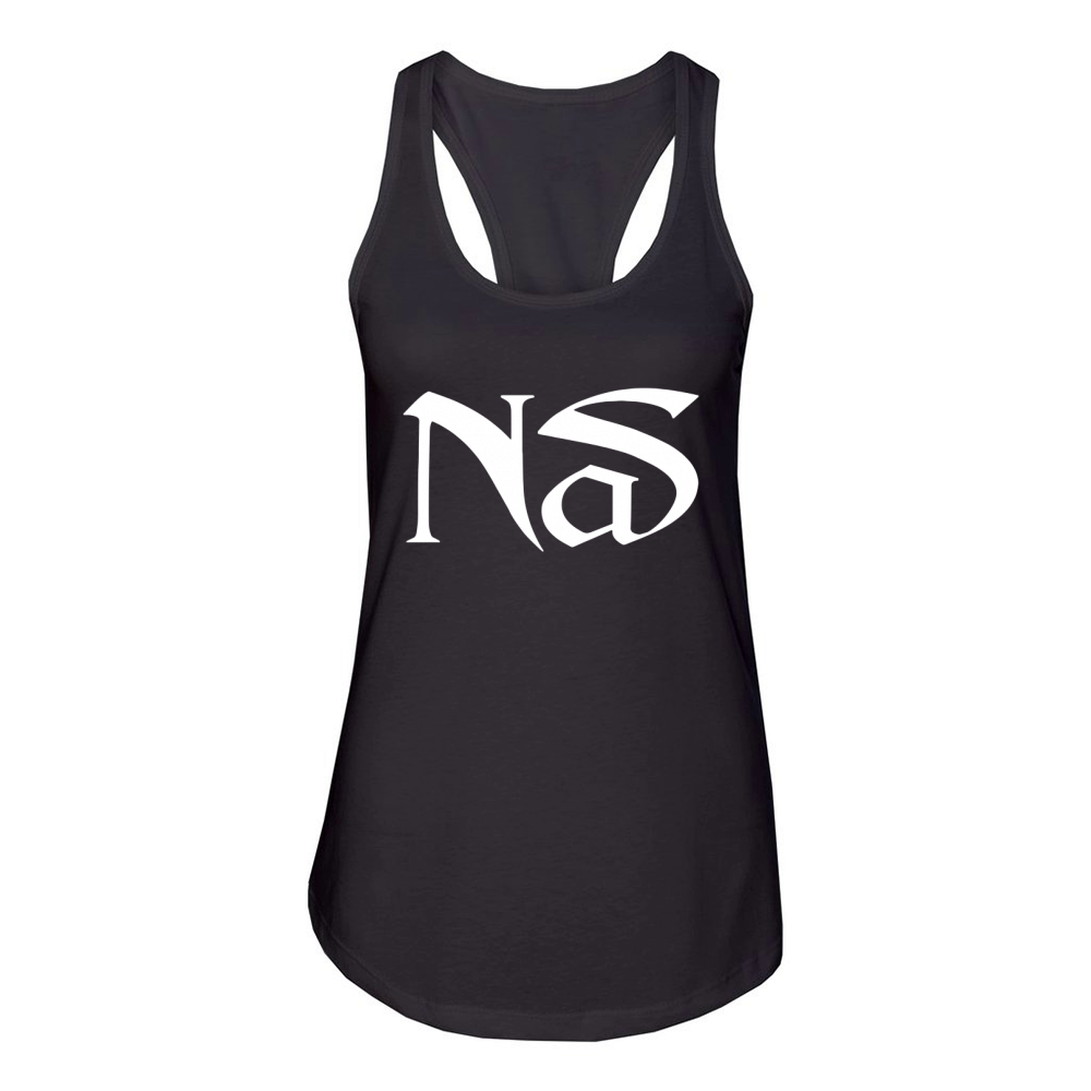 Nas Logo Rap Musik T-Shirt Women's Racerback Tank