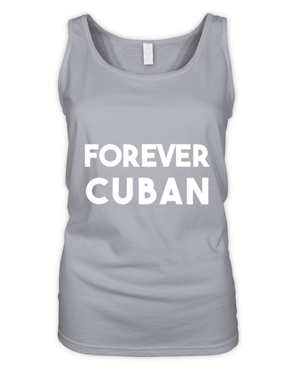 Cuban Pride  Forever Cuban Funny Organic Women's Tank Top