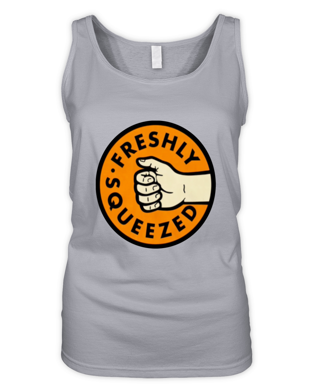 Orange Cassidy Freshly Squeezed Logo Organic Women's Tank Top