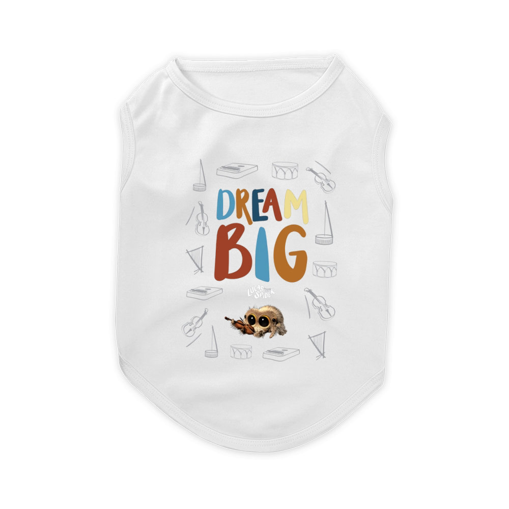 Lucas The Spider Dream Big Pet T-Shirt