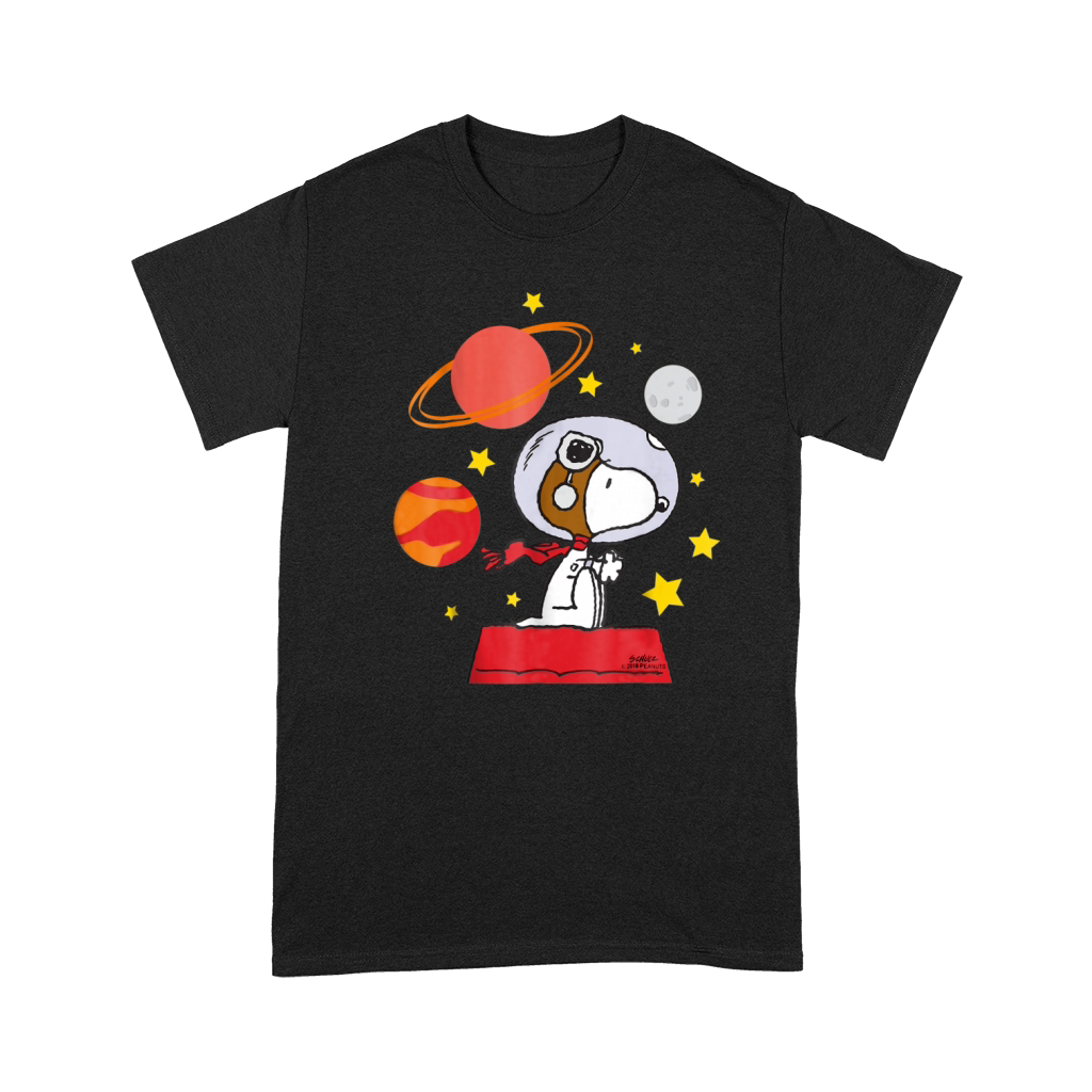 Peanuts Snoopy Space Pilot Mars, Moon And Saturn shirt Premium T-shirt