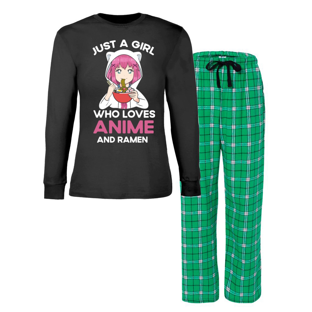 Anime Art For Girls Anime Merch Ramen Anime Funny Women's Christmas Pajamas