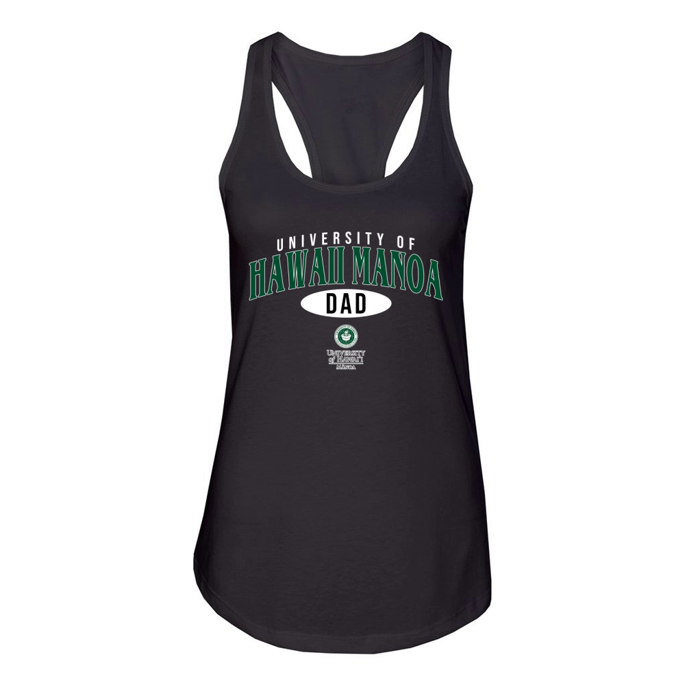 Champion University Of Hawaii Manoa Dad 2020 Women's Racerback Tank