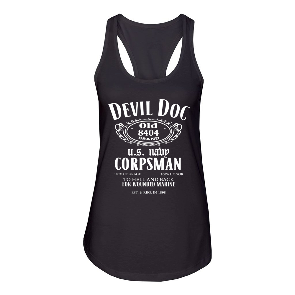 Corpsman - Devil Doc 8404 T Shirt Women's Racerback Tank