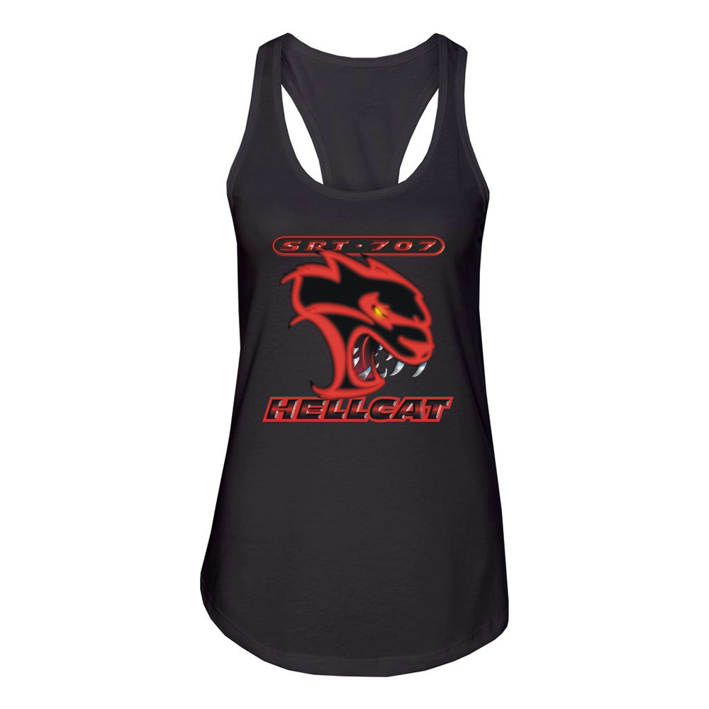 Hellcat - Red Women's Racerback Tank