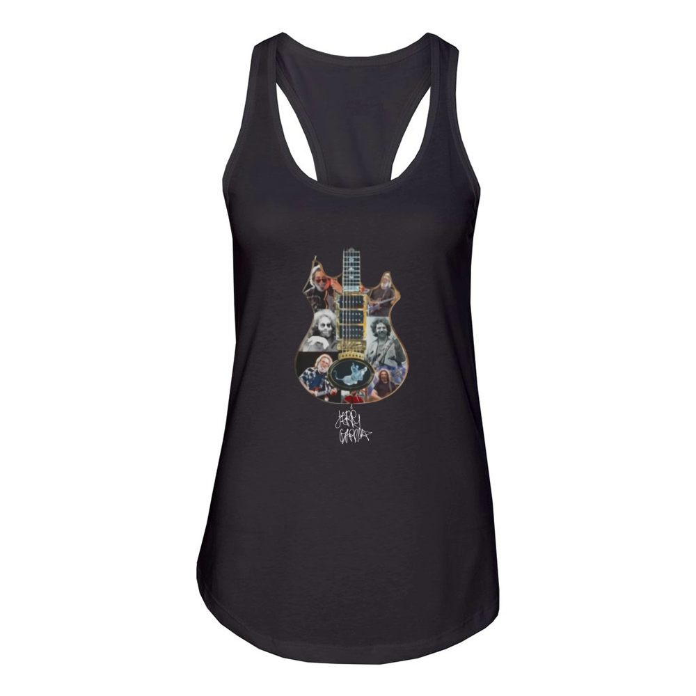 Jerry Garcia Guitar Grateful Dead Signature shirt Women's Racerback Tank