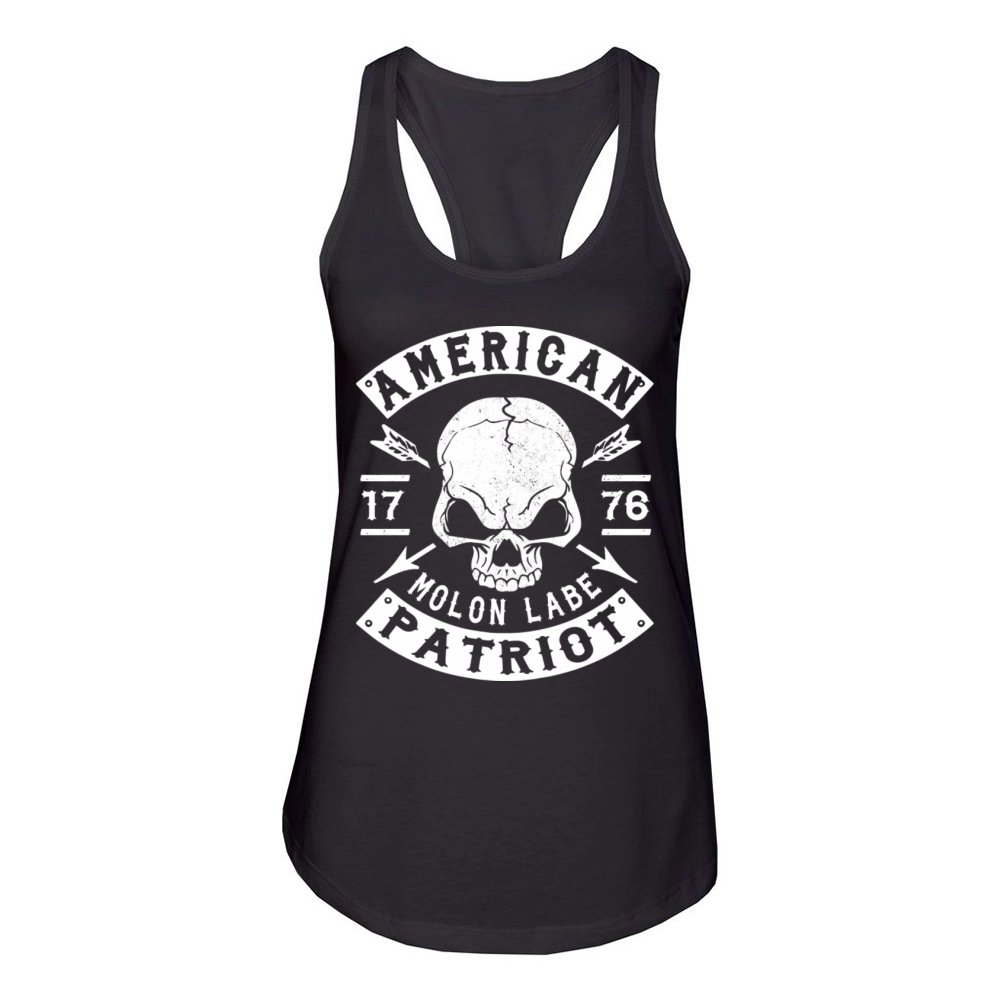 Molon Labe American Patriot Women's Racerback Tank