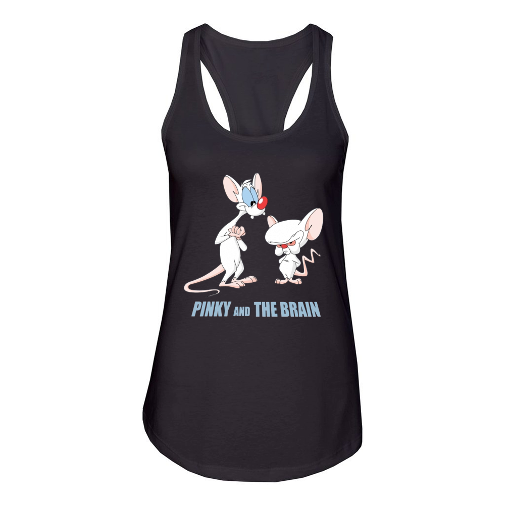 Pinky and the Brain Tshirt Women's Racerback Tank