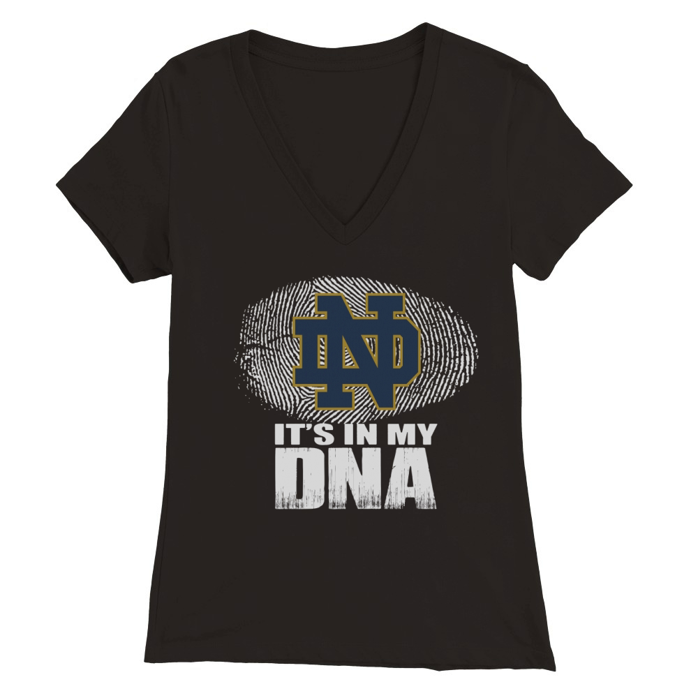 University of Notre Dame Premium Womens V-Neck T-shirt