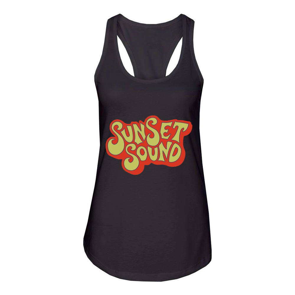 Classic Sunset Sound Logo T Women's Racerback Tank