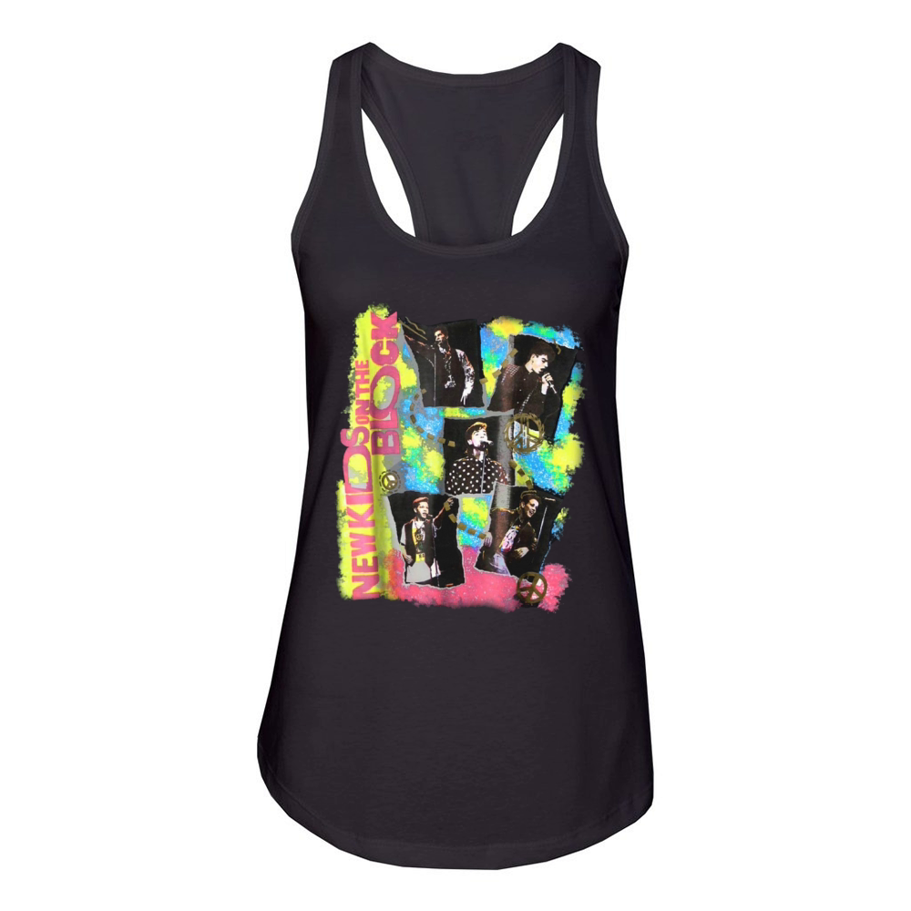 new kids on the block Women's Racerback Tank
