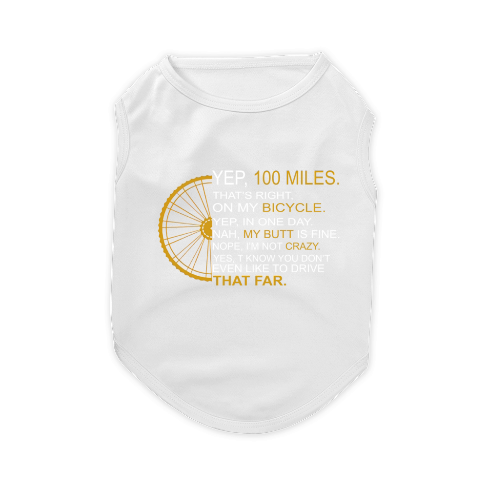 100 MILES Pet T-Shirt