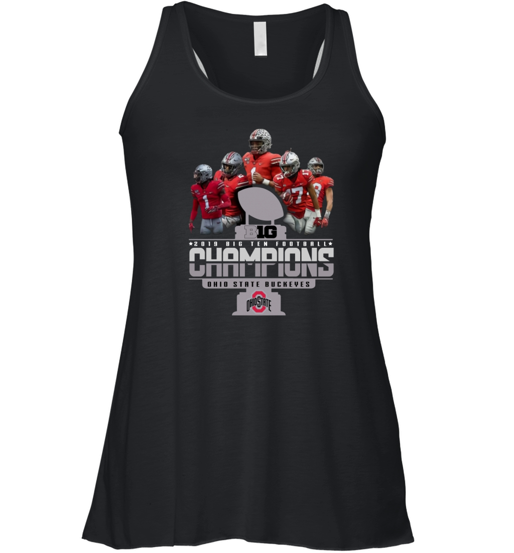 Big 2019 Big Ten Football Champions Ohio State Buckeyes shirt Women's Flowy Tank Top