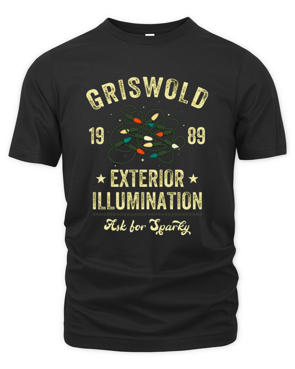 Griswold 1989 Exterior Illumination Christmas Tree Organic Unisex T-shirt
