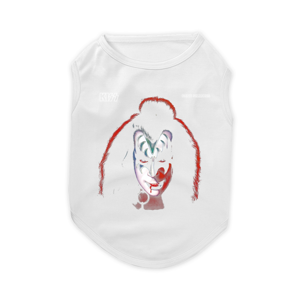 KISS  1978 Gene Simmons TShirt Pet T-Shirt