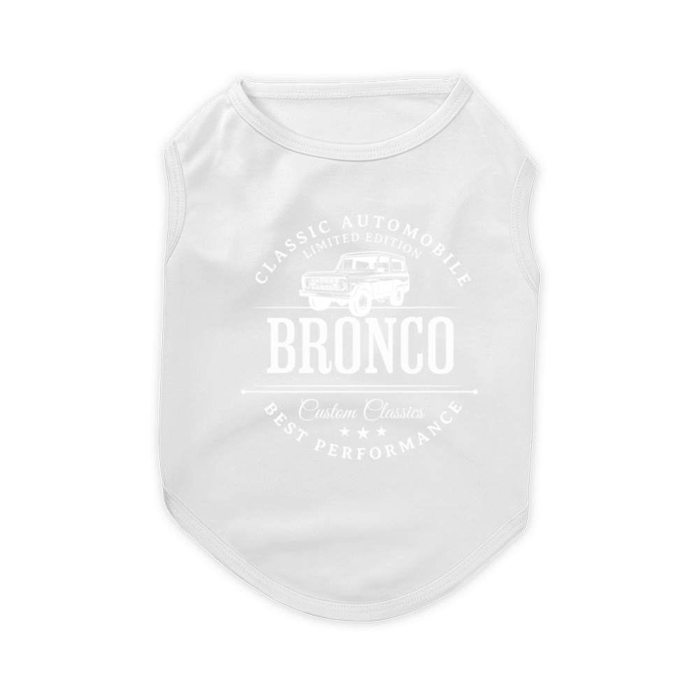 old navy ford bronco vintage logo sport Pet T-Shirt