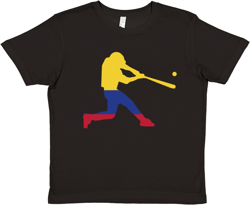 Colombia Baseball Team Premium Kids Crewneck T-shirt