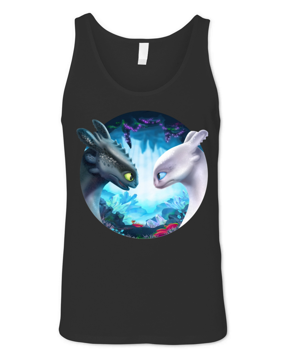 Toothless And Light Fury Unisex Jersey Tank