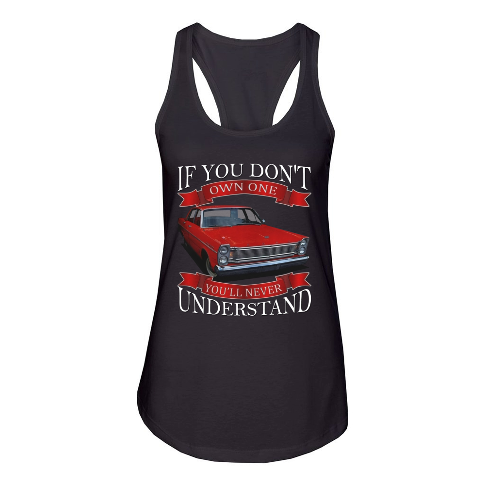 1965 Ford Galaxie Women's Racerback Tank