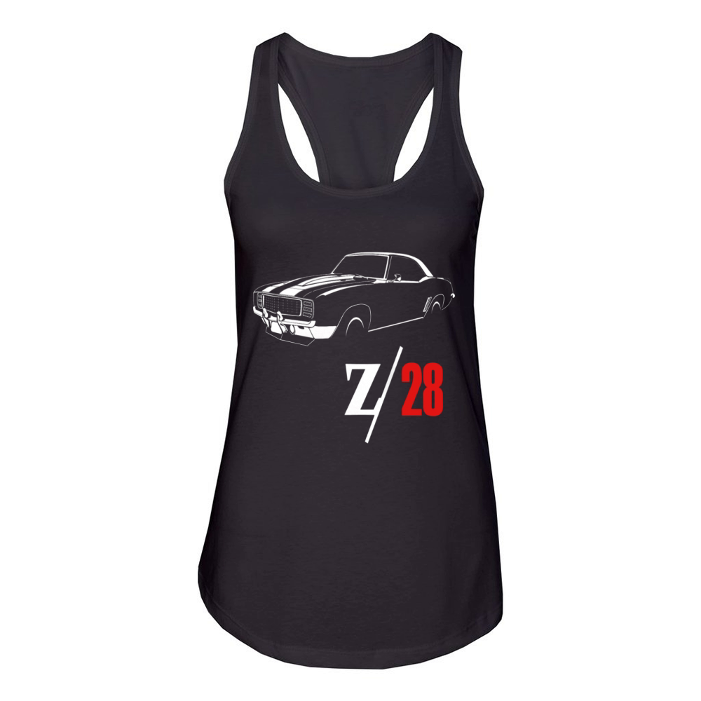 1969 Camaro Z28 Vintage T-Shirts Women's Racerback Tank