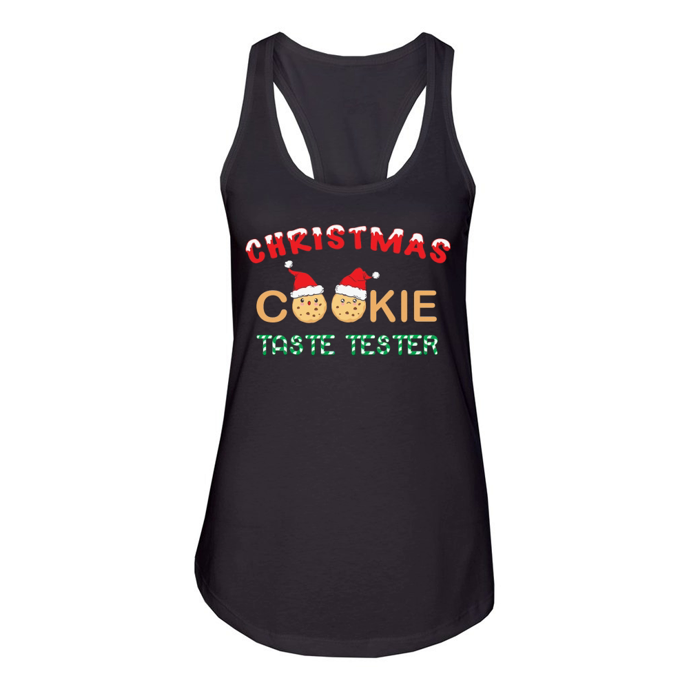 Christmas Cookie Taste Tester Matching Women's Racerback Tank