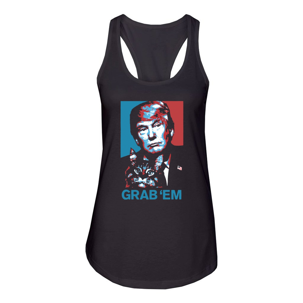 Donald Trump Grab 'em by the Pussy shirt Women's Racerback Tank