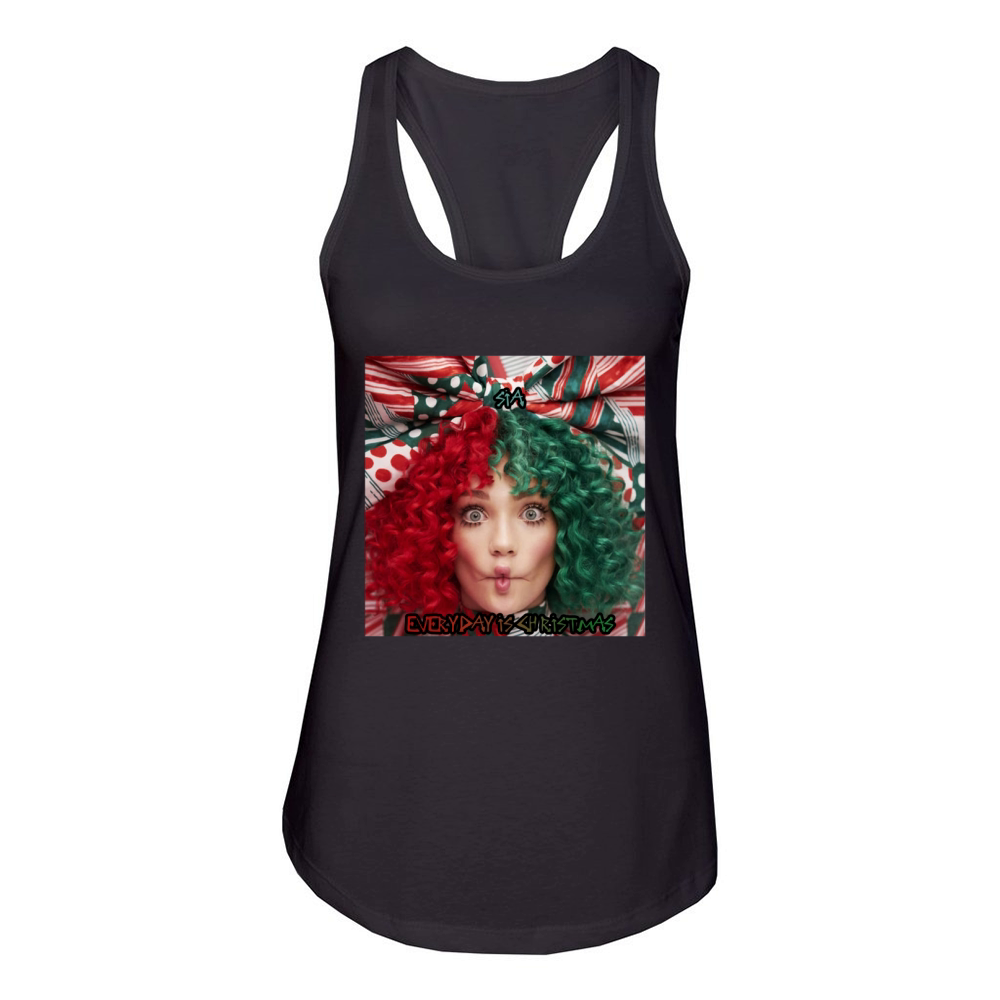 SIA Everday is christmas Women's Racerback Tank