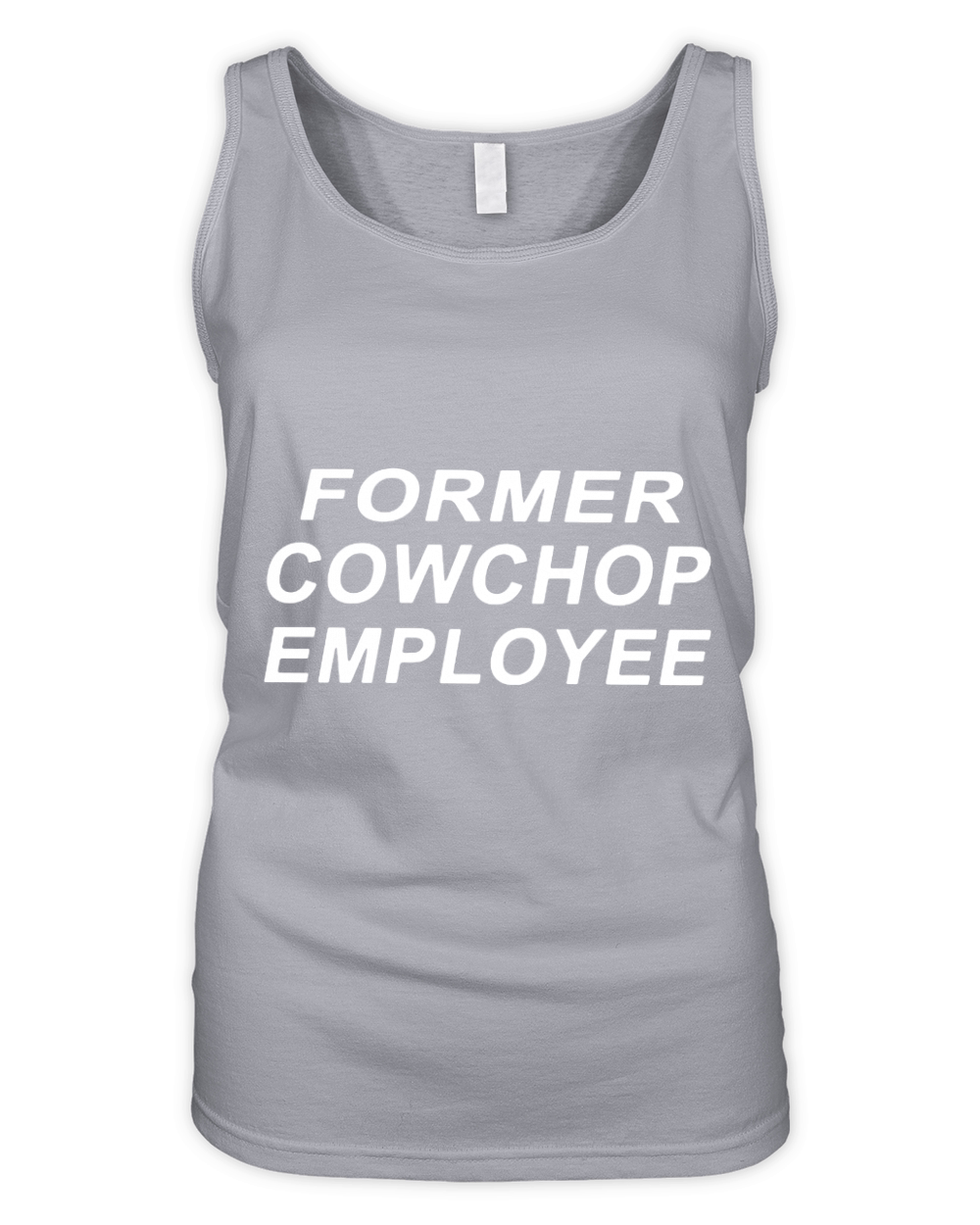 Former Cow Chop Employee Organic Women's Tank Top