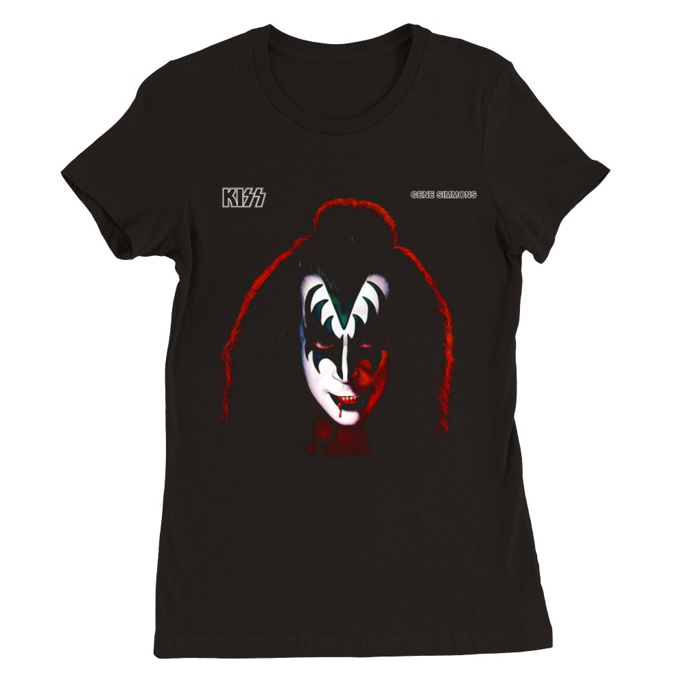KISS  1978 Gene Simmons TShirt Premium Womens Crewneck T-shirt