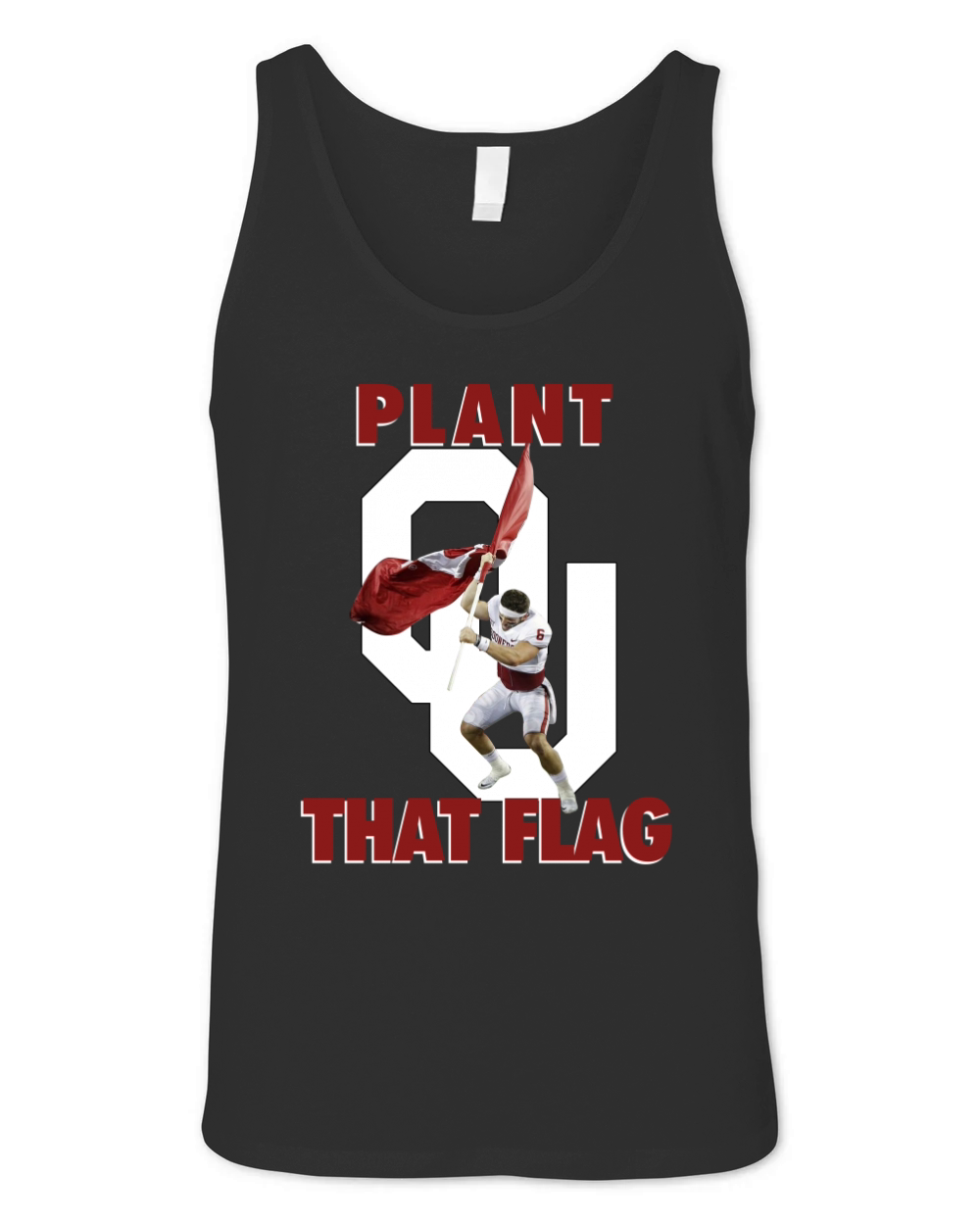 Baker Mayfield Plant That Flag Unisex Jersey Tank