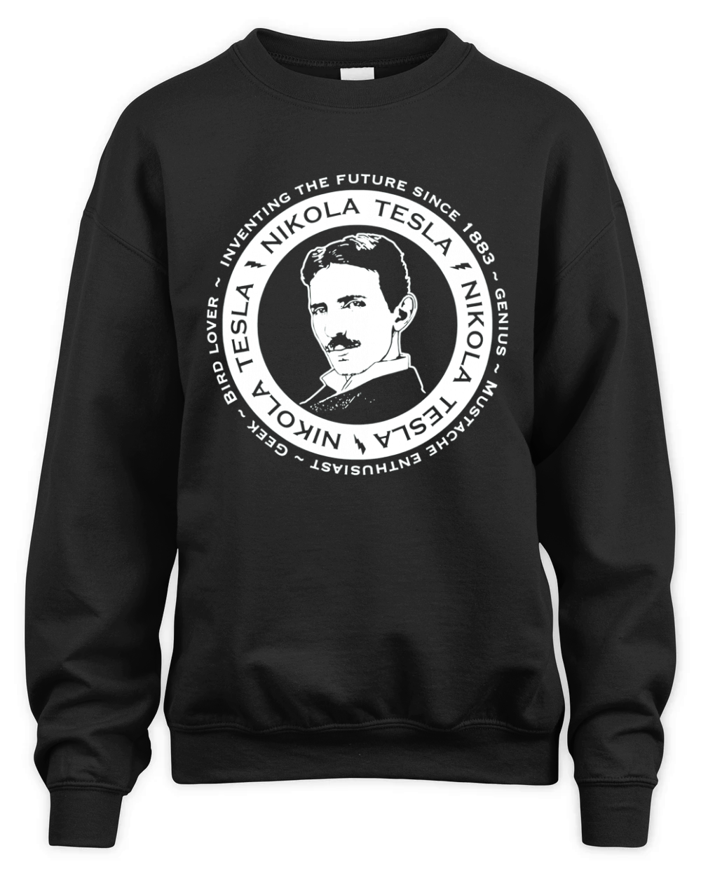 Nikola Tesla Unisex Premium Crewneck Sweatshirt