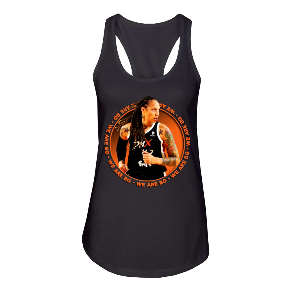 Free Brittney Griner We Are BG Women's Racerback Tank