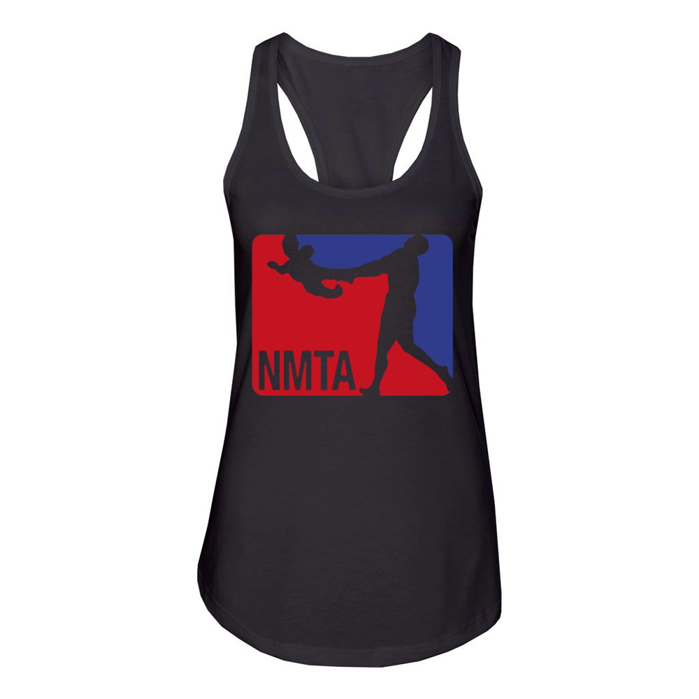 National Midget Tossing Association Funny Women's Racerback Tank