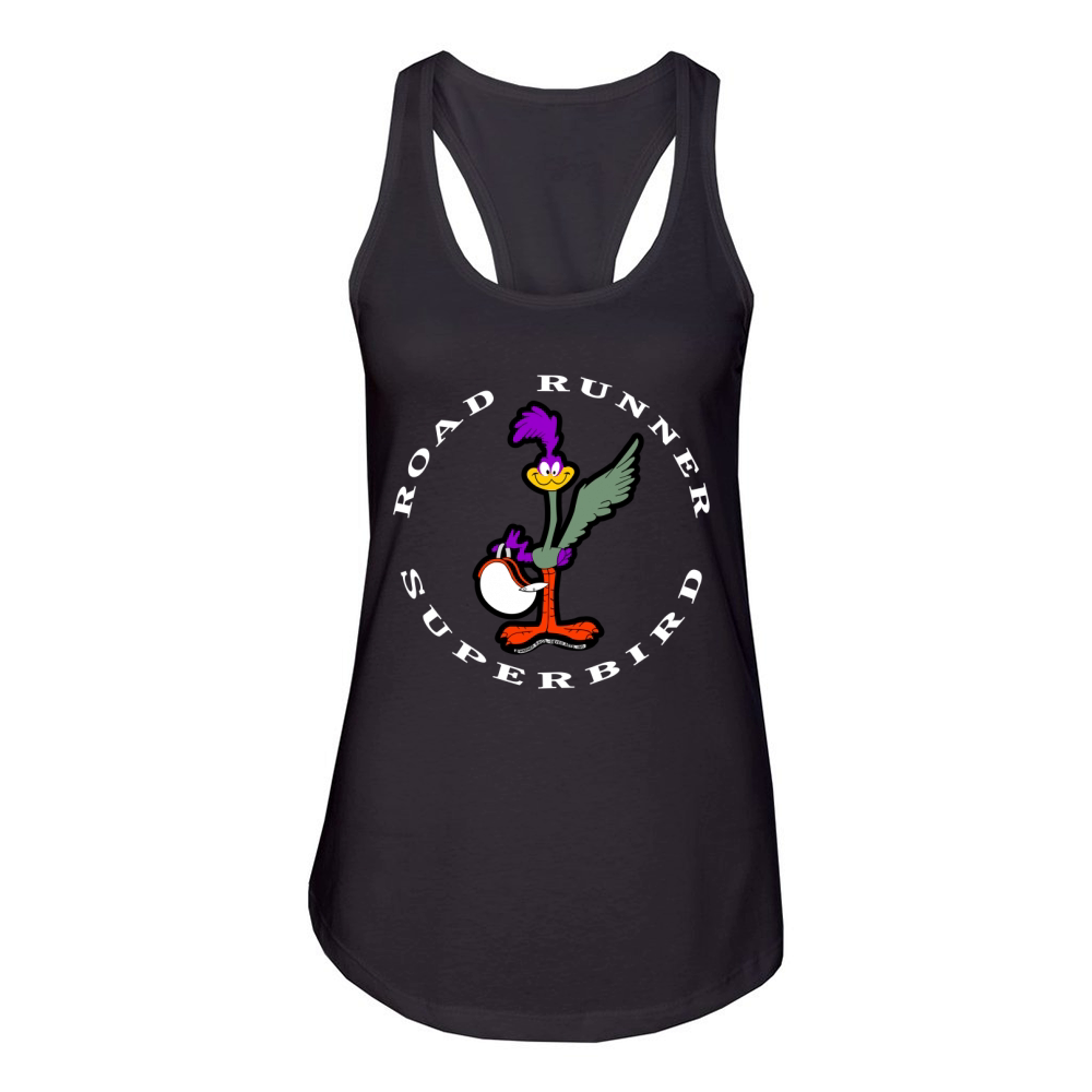PLYMOUTH SUPERBIRD ROADRUNNER Women's Racerback Tank