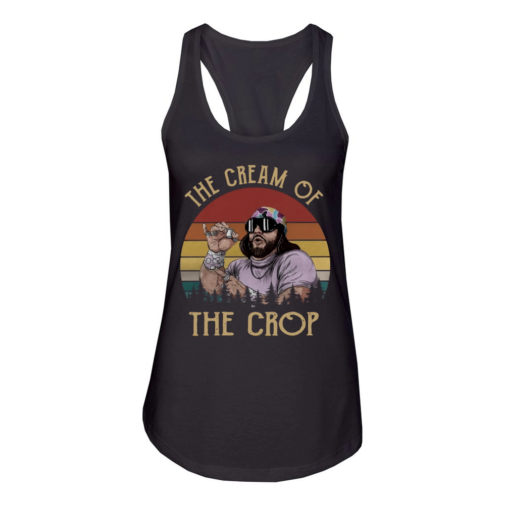 Vintage Randy Savage The Cream Of The Crop shirt Women's Racerback Tank