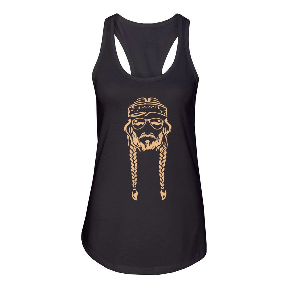 Willie Nelson Outlaw - Men's T-Shirt Women's Racerback Tank