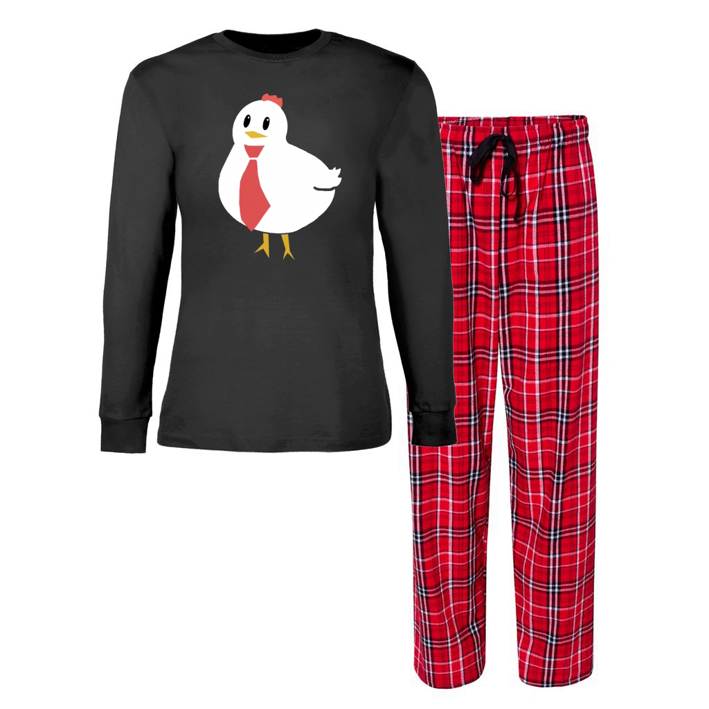 Cute-Hen-tie-T-Shirt--Low-key-anime-shirt Women's Christmas Pajamas