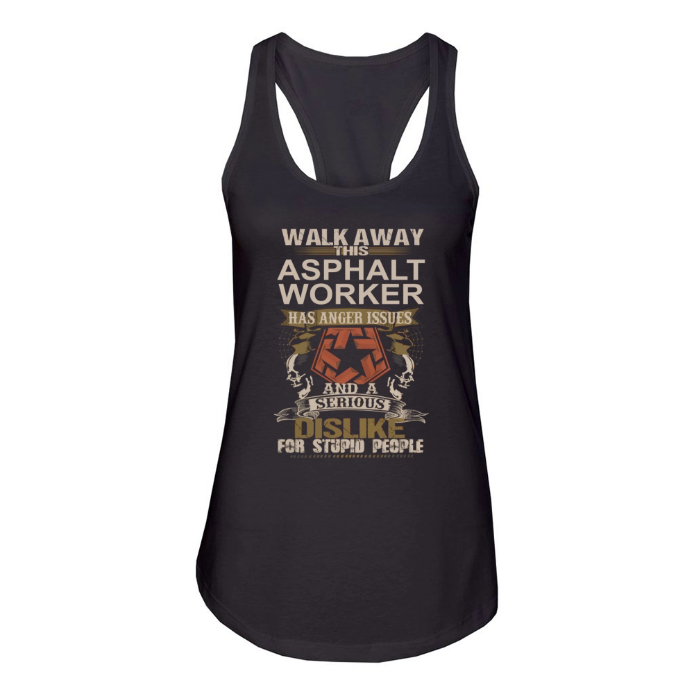 ASPHALT WORKER Wakaway Women's Racerback Tank