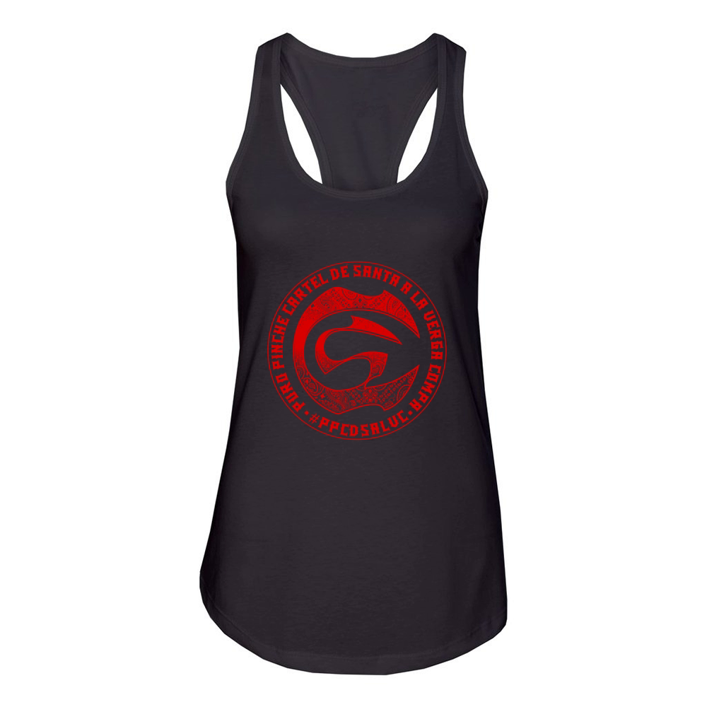 Cartel De Santa T-Shirt_3 Women's Racerback Tank