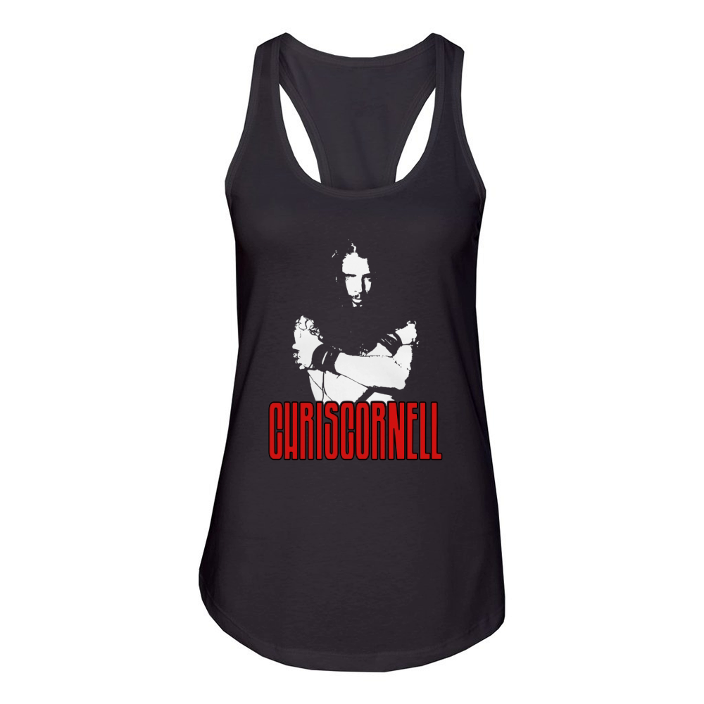 Chris Cornell Tshirt Women's Racerback Tank