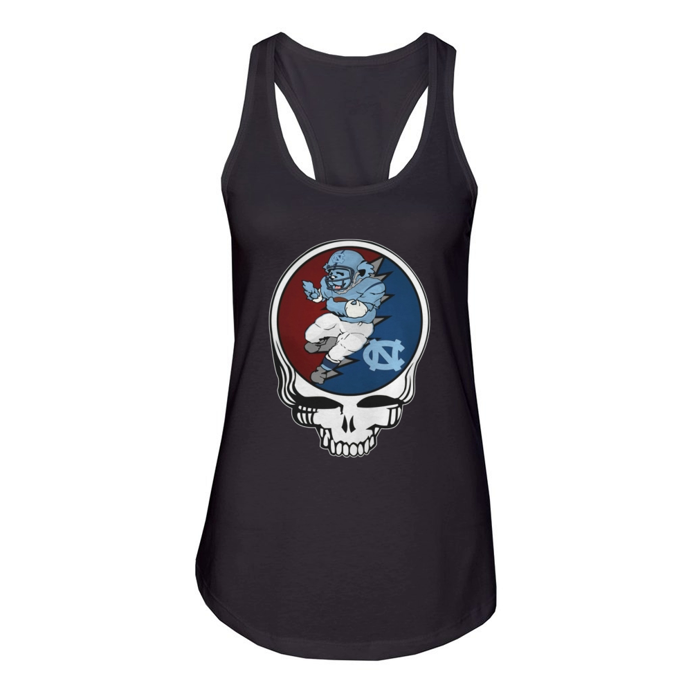 GratefulDead Tshirt North Carolina Tar Heels Women's Racerback Tank