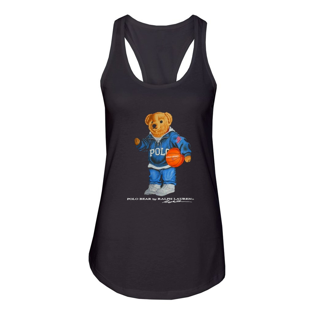 Polo bear Women's Racerback Tank